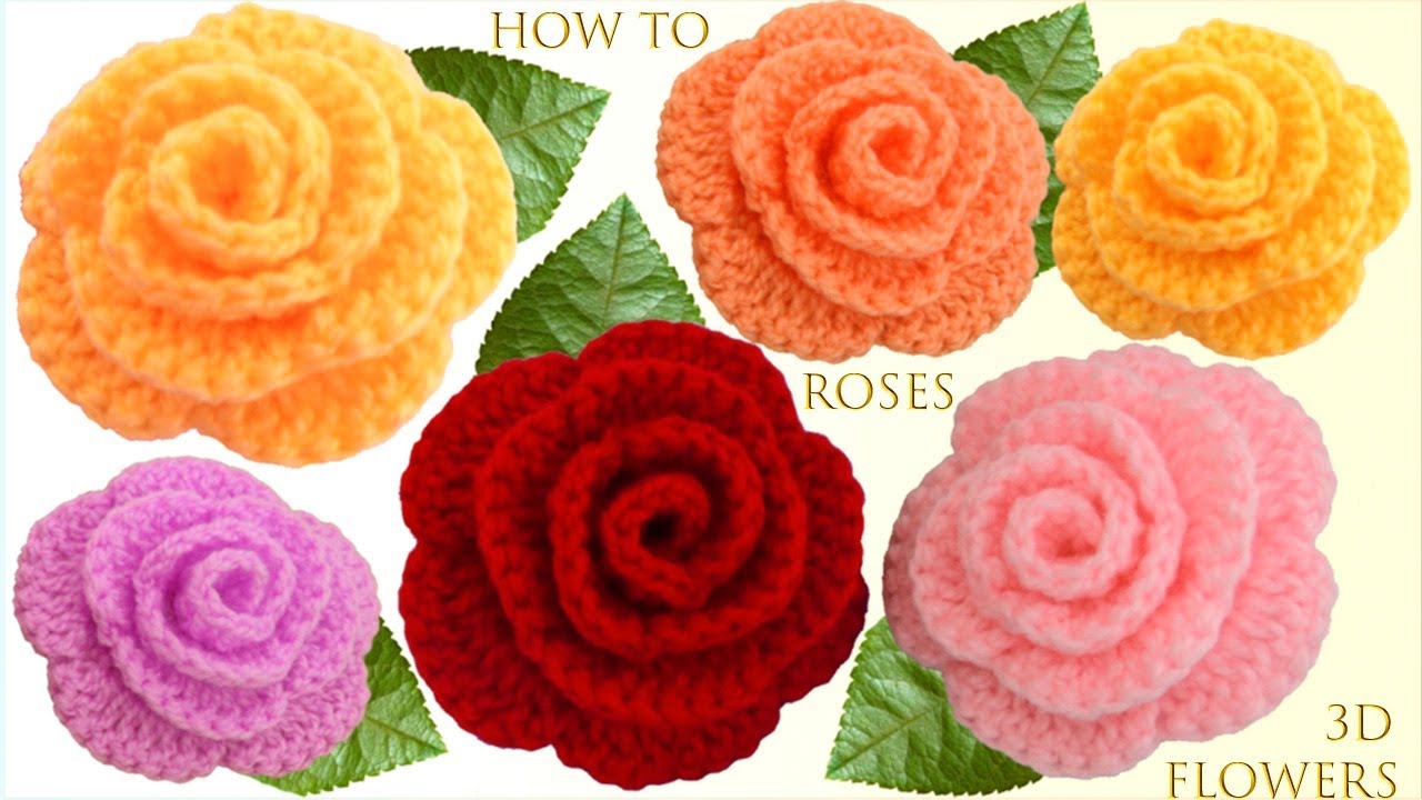 Como hacer flores rosas de colores 3D en cinco minutos Como hacer flores rosas de colores 3D en cinco minutos