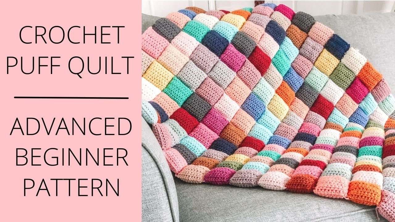 Crochet Puff Quilt – EASY Crochet Pattern – Sass & Stitch Crochet Puff Quilt – EASY Crochet Pattern – Sass & Stitch