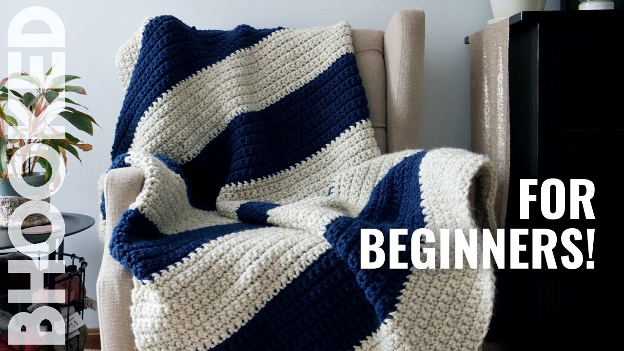 How to Crochet a Blanket Step-by-Step (for Complete Beginners!) How to Crochet a Blanket Step-by-Step (for Complete Beginners!)