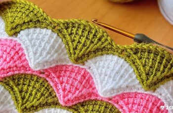 Super easy Tunisian knitting Crochet baby blanket Super easy Tunisian knitting Crochet baby blanket