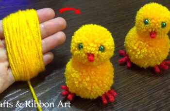 Super Easy Pom Pom Chicken Making Idea With Fingers Super Easy Pom Pom Chicken Making Idea With Fingers
