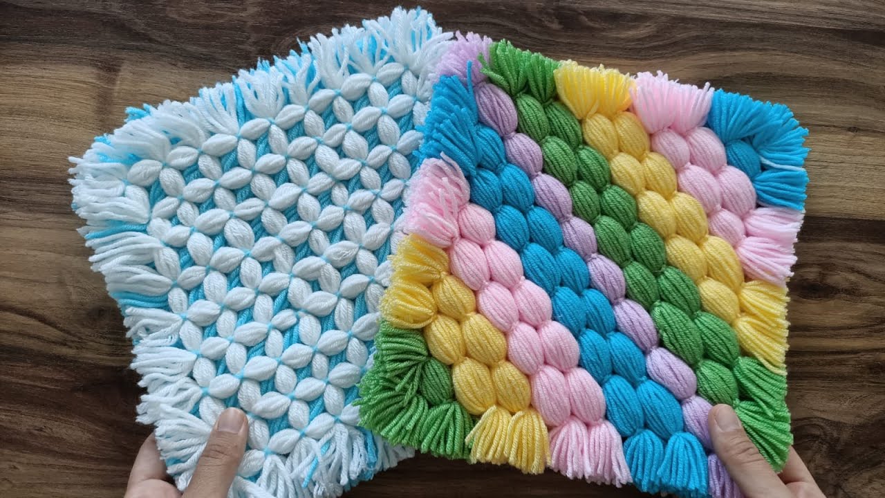 2 AWESOME IDEAS TO MAKE WITH NAILS AND WOOL THREAD