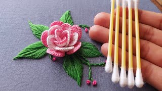 Most Beautiful 3D Rose flower with new trick Most Beautiful 3D Rose flower with new trick
