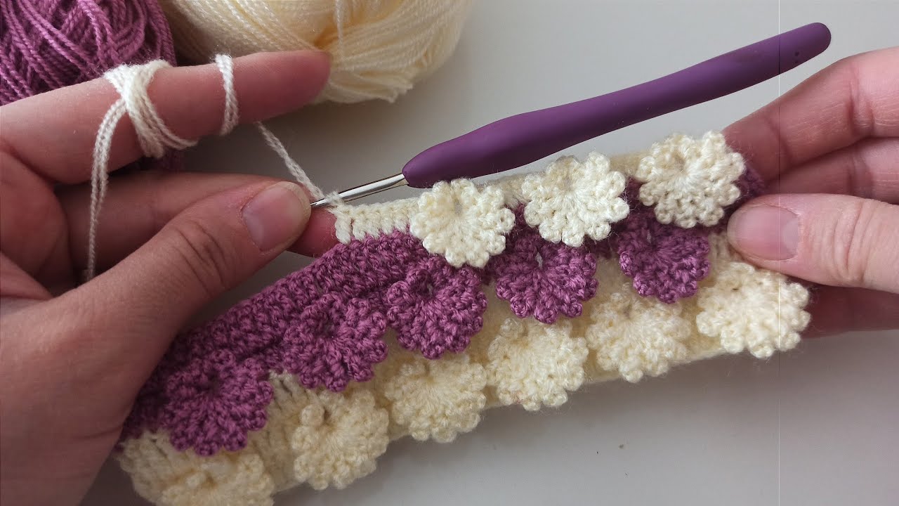 WONDERFUL 👌very beautiful and easy crochet baby blanket, shawl, bedspread model
