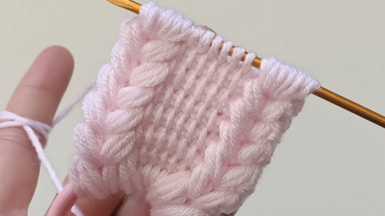 Super Easy Hairband Knitting Model Super Easy Hairband Knitting Model