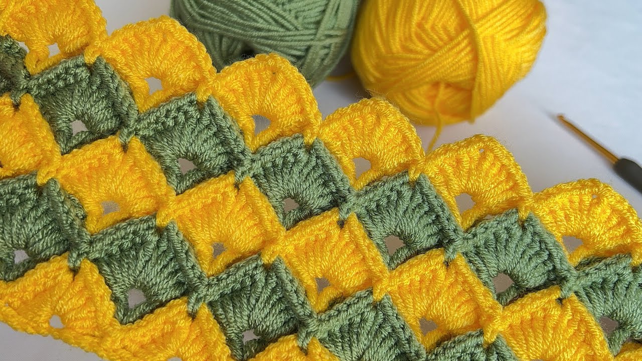 Gorgeous ✅fan knitting model with wonderful color harmony / crochet knitted baby blanket model Gorgeous ✅fan knitting model with wonderful color harmony / crochet knitted baby blanket model