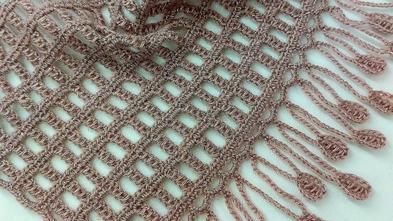 Gorgeous, simple and elegant 💯👌 crochet etol shawl & tassel making / knitting shawl models Gorgeous, simple and elegant 💯👌 crochet etol shawl & tassel making / knitting shawl models