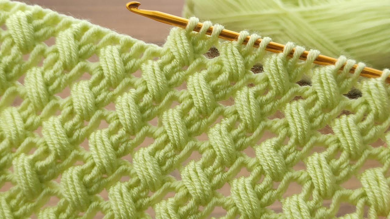 Muy lindo punto👌💯Green color* Super Easy Tunisian Crochet Baby Blanket For Beginners online Tutorial – YouTube Muy lindo punto👌💯Green color* Super Easy Tunisian Crochet Baby Blanket For Beginners online Tutorial – YouTube