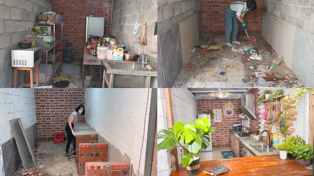 Renovate the old dilapidated kitchen into a clean and beautiful new kitchen – Great home decor ideas Renovate the old dilapidated kitchen into a clean and beautiful new kitchen – Great home decor ideas
