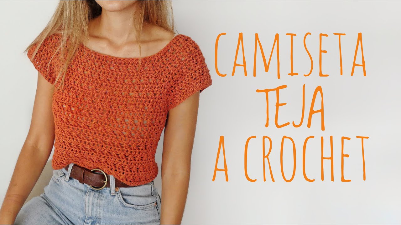CAMISETA TEJA – Tutorial crochet
