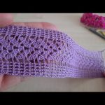 VERY BEAUTIFUL floral crochet knitting pattern lace making, step-by-step explanation for beginners.