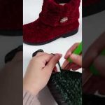 NICE IDEA😍 Very beautiful and easy Sneaker crochet knitting #734