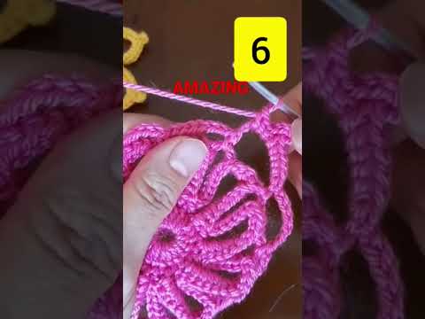 AMAZING 💯 VERY easy CROCHET knitting MOTİF making 🧶🧶