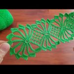 FANTASTIC floral crochet knitting pattern lace making, step-by-step explanation for beginners.