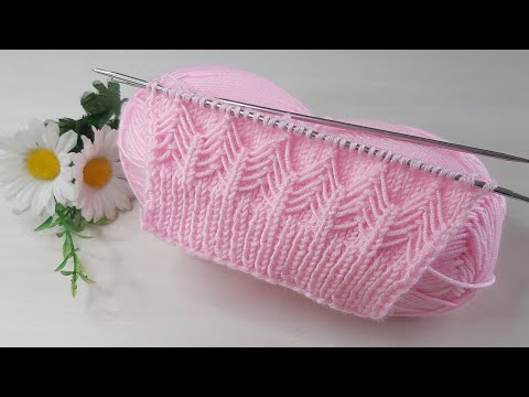 Two skewers easy knitting pattern explanation ✅crochet knitting