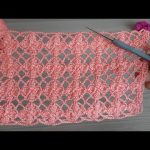 SUPERB floral crochet knitting pattern lace making, step-by-step explanation for beginners.