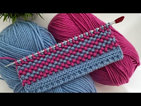 Colored sand knitting pattern making 🧿 Knitting 🧿 Crochet Colored sand knitting pattern making 🧿 Knitting 🧿 Crochet