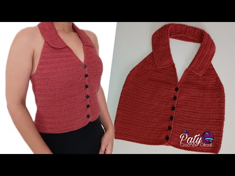 Blusa Crochê Paty-frente única (PP,P, M, G e GG) Blusa Crochê Paty-frente única (PP,P, M, G e GG)