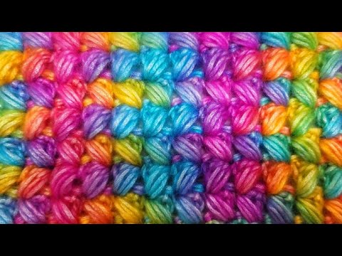 SUPER EASY Crochet Stitch For Blankets And Scarfs / Zipper Puff SUPER EASY Crochet Stitch For Blankets And Scarfs / Zipper Puff