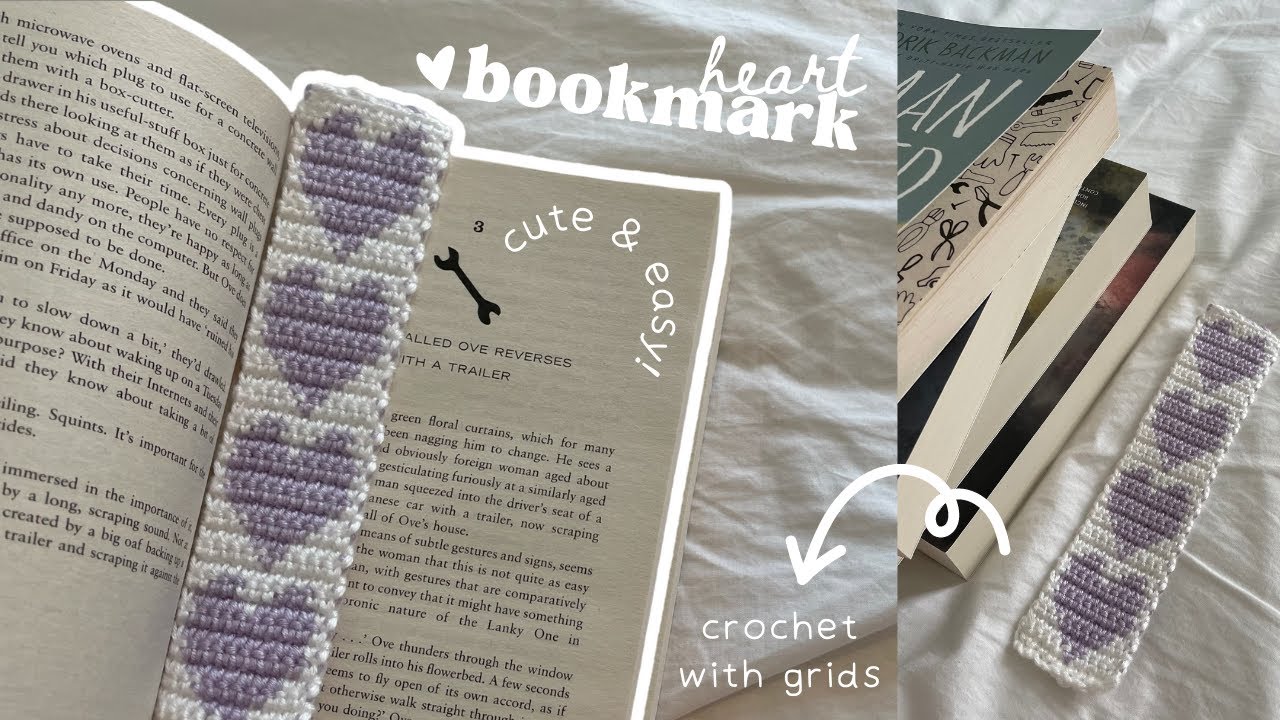 how to crochet a heart bookmark | in-depth pixel grid/tapestry c how to crochet a heart bookmark | in-depth pixel grid/tapestry c