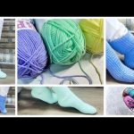 TUTO ChaussettesTRICOT ! Calcetines tejidos socks knit easy pattern #crochet #knitting #knit