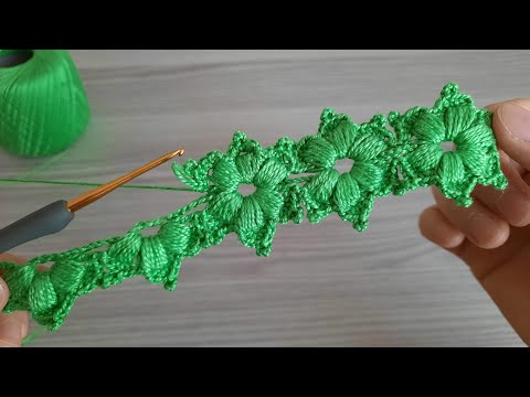 FANTASTIC CROCHET FLOWER knitting pattern lace making, step-by-step explanation for beginners