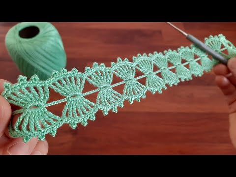 Wonderful floral crochet knitting pattern lace making, step-by-step explanation for beginners.