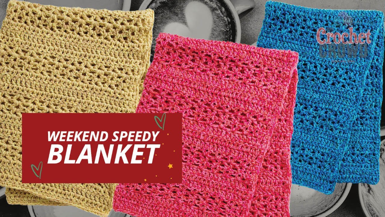 BEGINNER Weekend Speedy Crochet Throw BEGINNER Weekend Speedy Crochet Throw