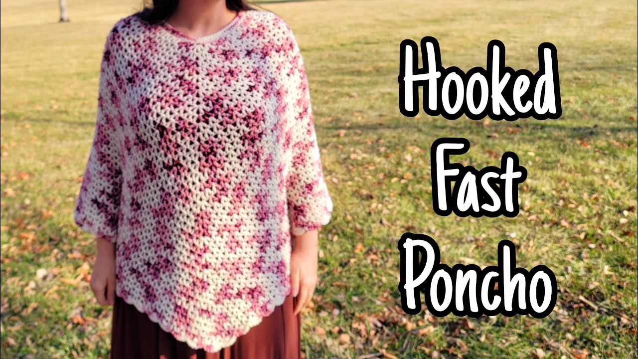 QUICK And EASY Crochet Poncho Tutorial QUICK And EASY Crochet Poncho Tutorial