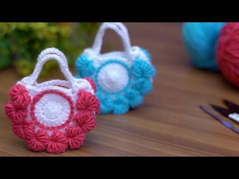 Beautiful👌Crochet mini purse/crochet mini bag #knitting #crochet mini handbag
