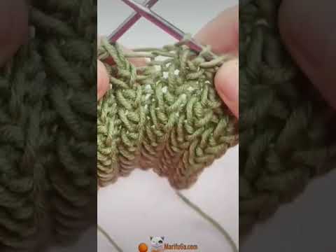 simple knitting stitch #marifu6a #knitting #crochet