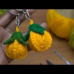 Wonderful👌Carambola fruit keychain idea/Wonderful Carambola fruit keychain idea/knitting crochet