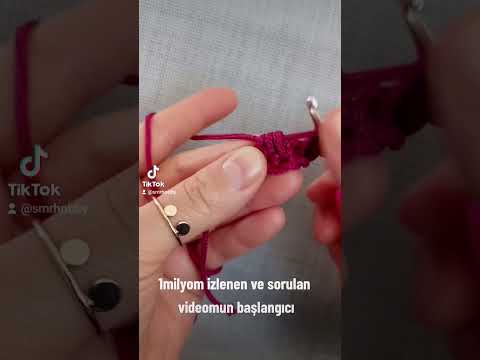 The beginning of my 1 million watched video#crochet #tunisian #knitting #crochet #crochetstitch #shortvideo