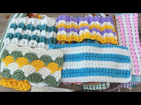 💥👌🏻 perfect crochet knitting patterns from each other |  crochet baby blanket models🧶