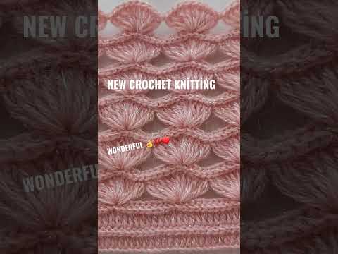 Wonderful 👌✅❤ New Crochet Knitting Pattern #crochet #crochetpattern #crochetstitch #crochettutorials