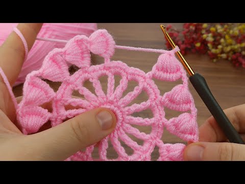 Wow⚡💯 Wonderfullll ⚡💯 you will love it! I made a very easy crochet motif #crochet #knitting