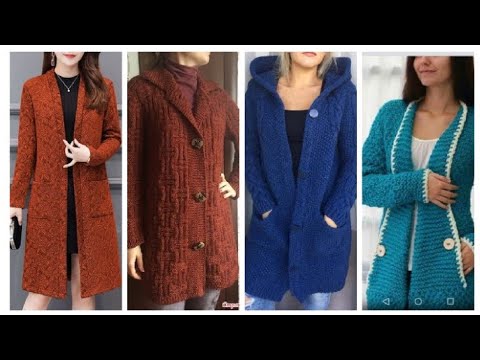 Latest stwlish crochet knitting cardigan sweater jumper designs