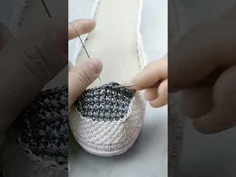 AMAZING Crochet and Knitting Sneaker Handwork 1078