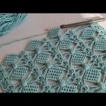 Wow!. Amazing! Super Easy 3D how to make eye catching crochet/Everyone who saw it loved it.Muhteşem