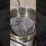 Reclaiming frogged yarn with a pasta colander #yarn #knitting #crochet #knittingpodcast
