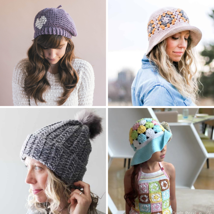 Stylish Crochet Hats and Beanies