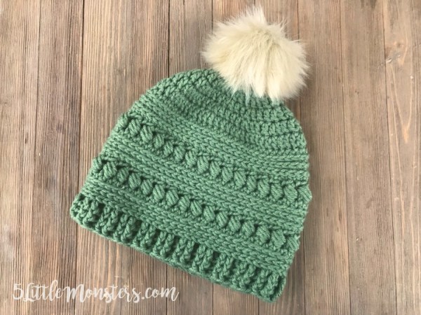 Bead Stitch Crochet Hat 