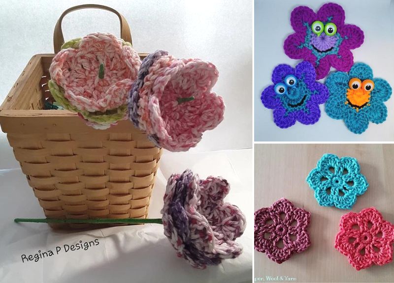 Stunning Crochet Flowers Free Patterns Stunning Crochet Flowers Free Patterns