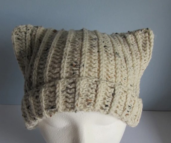 Crochet Cat Ear Hat