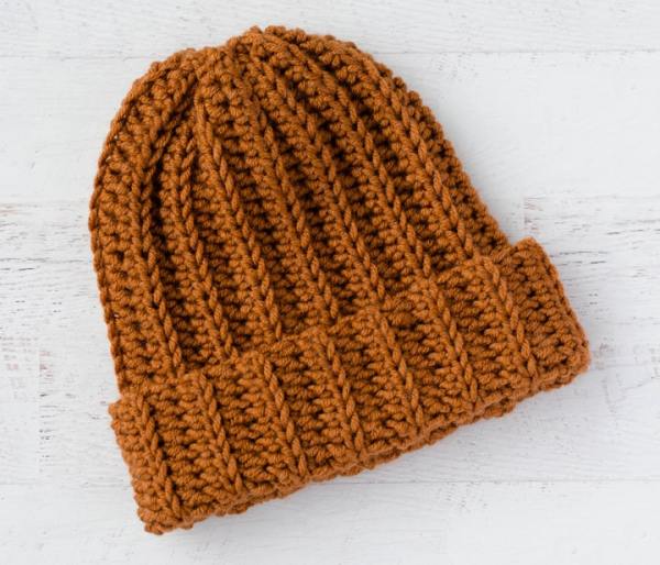 Ribbed Wonder Crochet Hat