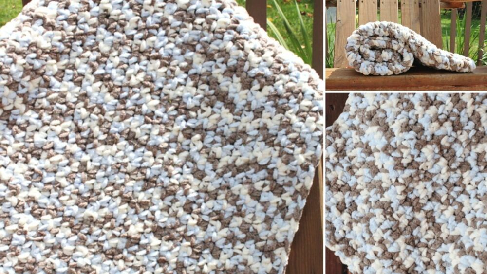 Sea Soft Crochet Baby Blanket