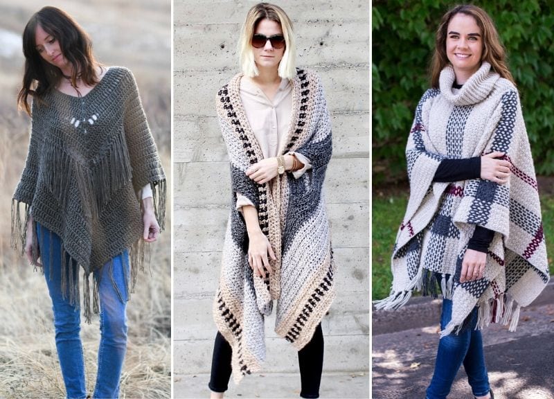 Comfy Crochet Ponchos for Cold Weather –