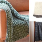 Textured Modern Crochet Blanket Ideas