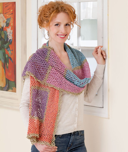 Seriously Striking Crochet Stole