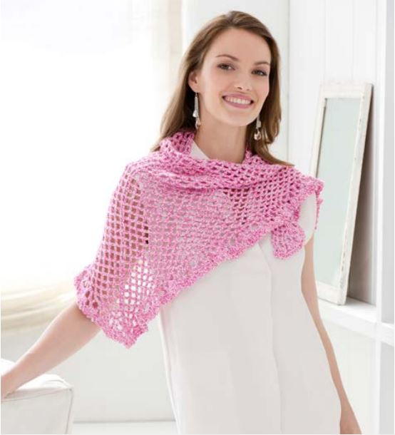 Summer Day Crochet Stole 